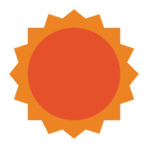 Sun Iconixar Flat Icon