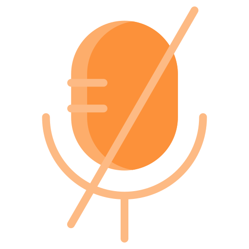 silencio icono gratis