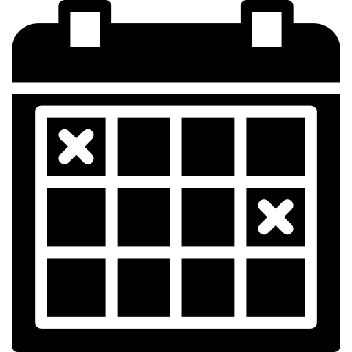 calendário grátis ícone