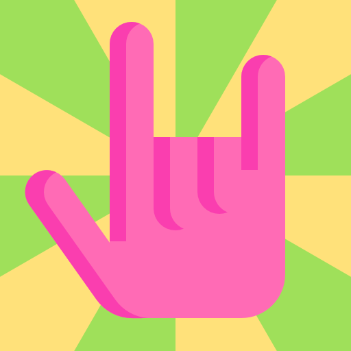 Rock - Free gestures icons