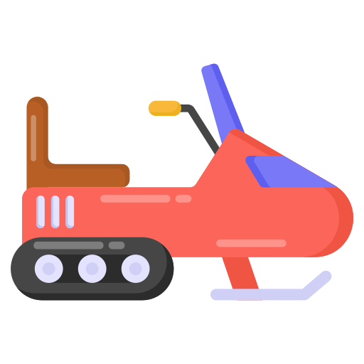moto de neve grátis ícone