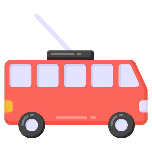 Ônibus elétrico grátis ícone Ônibus elétrico grátis ícone