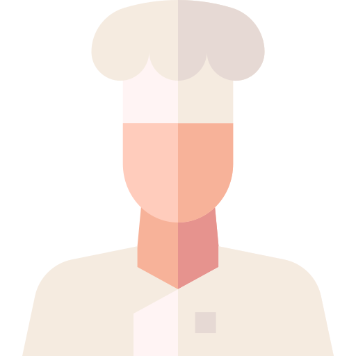 Chef Basic Straight Flat icon