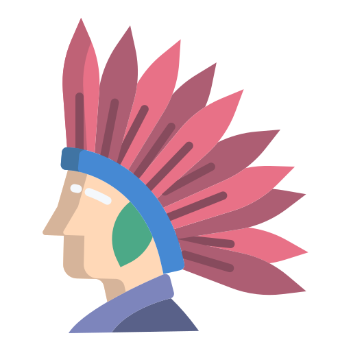 Native american Icongeek26 Flat icon