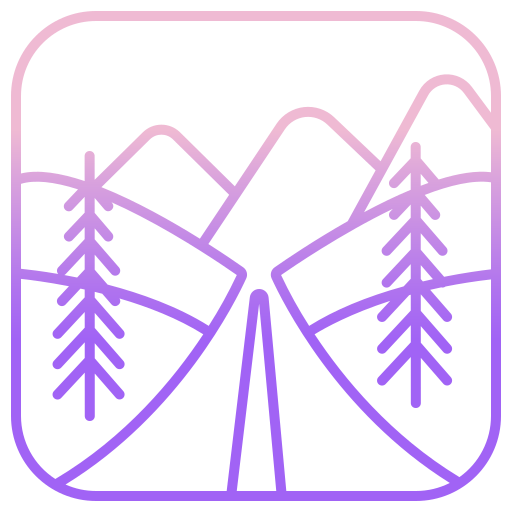 montañas icono gratis
