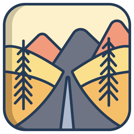 montañas icono gratis