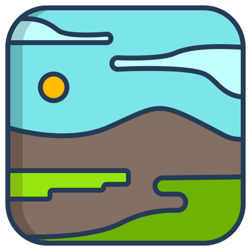 paisaje icono gratis