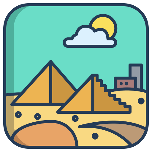 pyramide Icône gratuit