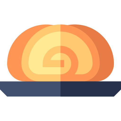 pastel de rollo icono gratis