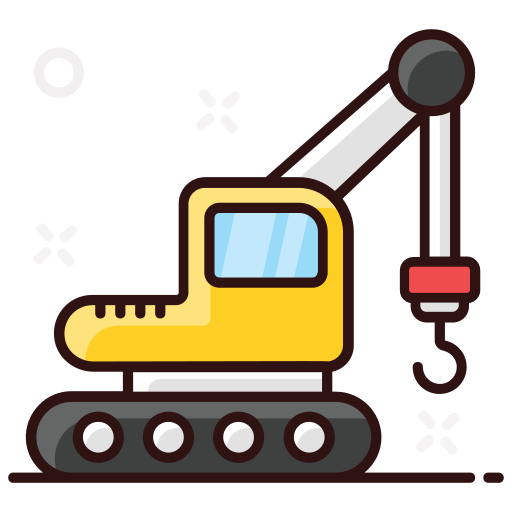 Excavator Generic Outline Color icon