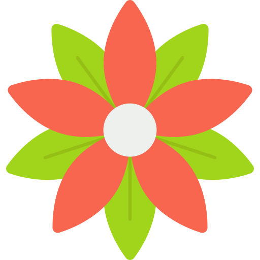 poinsettia icono gratis