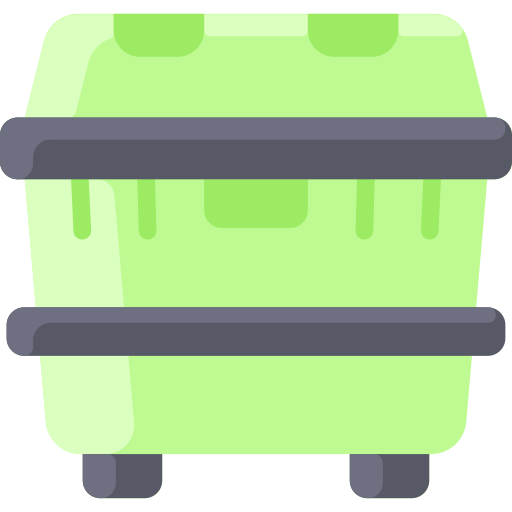 contenedor de basura icono gratis