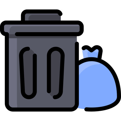 contenedor de basura icono gratis