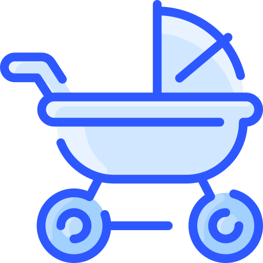 carrito de bebé icono gratis