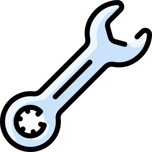 llave inglesa icono gratis