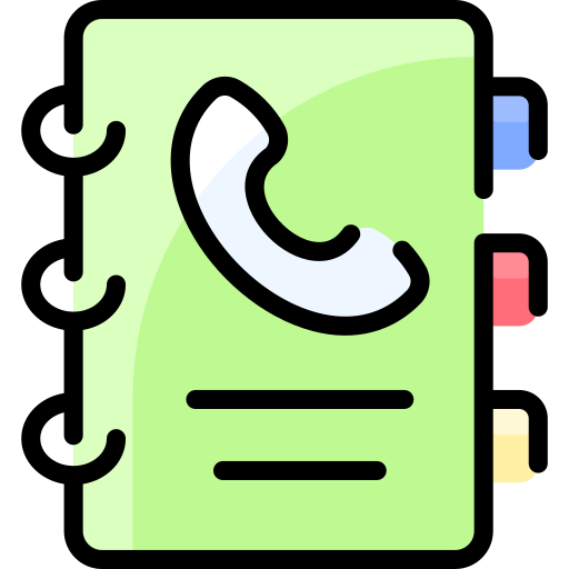 Contact book, address book, booklet, phone book, diary icon - Download on  Iconfinder