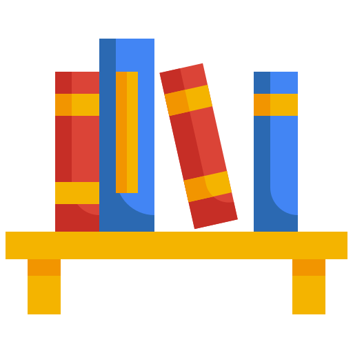 Book shelf - Free education icons