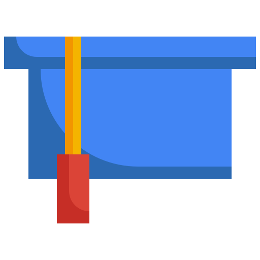 sombrero de graduacion icono gratis