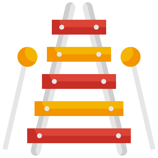 xilófono icono gratis