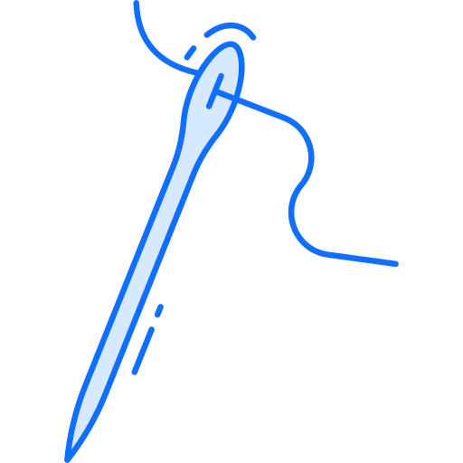 Needle Generic Blue icon