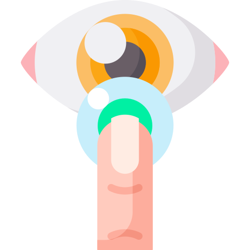 Contact lens Special Flat icon