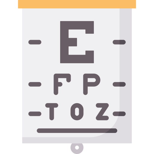 Eye test Special Flat icon