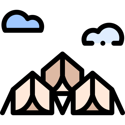 Лагерь беженцев бесплатно иконка