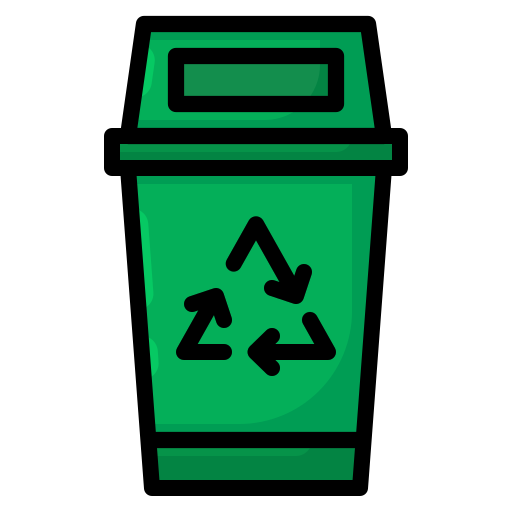 Recycle bin - free icon