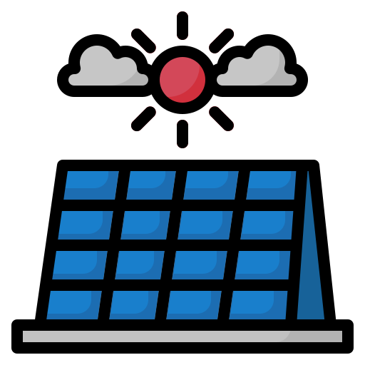 célula solar icono gratis