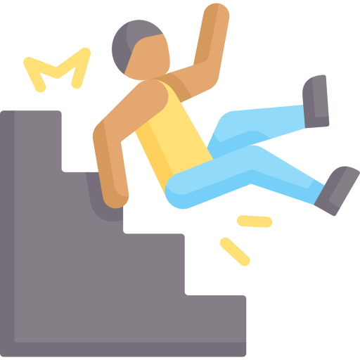 Cartoon Person Falling Down - Slip Clipart - Free Transparent PNG Clipart  Images Download