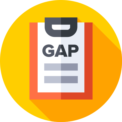 Gap Flat Circular Flat icon