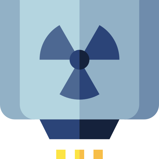 Radiotherapy Basic Straight Flat Icon