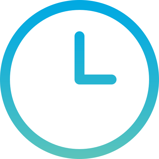 Clock Generic Gradient icon