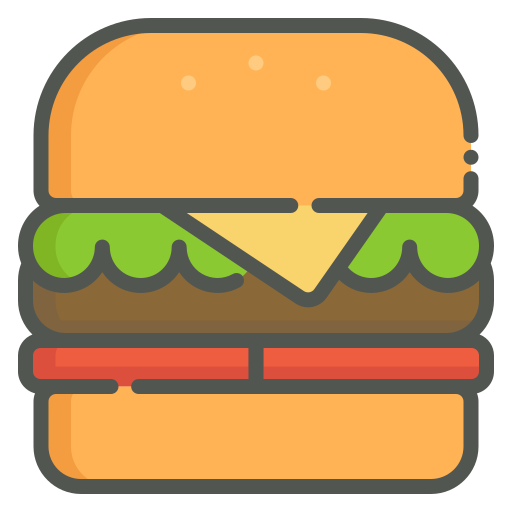 Burger Generic Outline Color icon