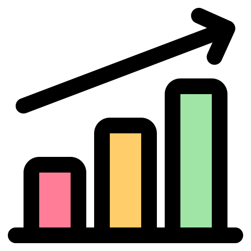 Growth Generic Outline Color icon