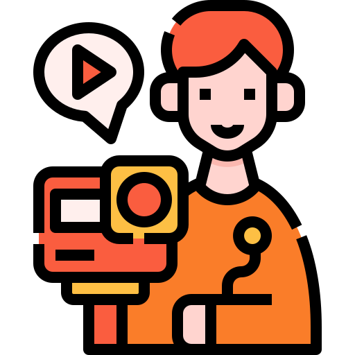 vlogger icono gratis