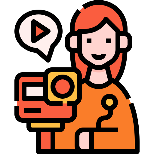 vlogger icono gratis