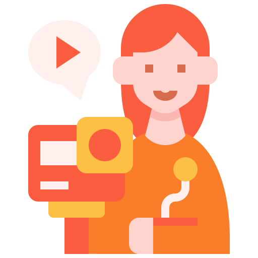 vlogger icono gratis