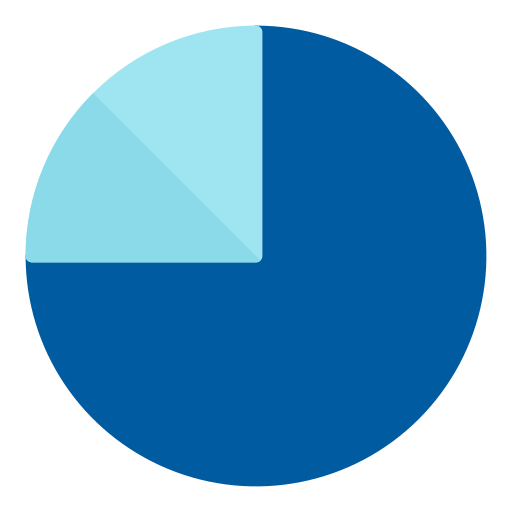 gráfico circular icono gratis