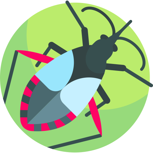 insecto asesino icono gratis