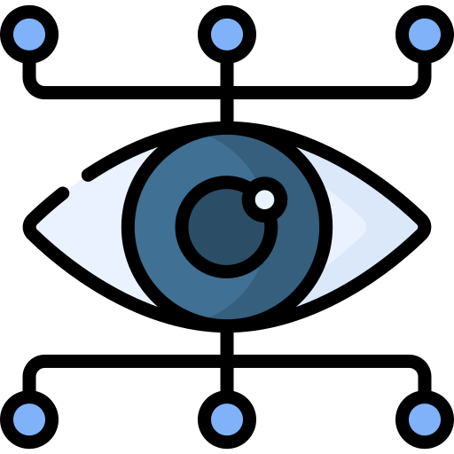 rastreamento ocular grátis ícone