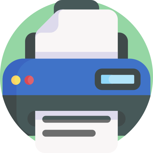 Printer Detailed Flat Circular Flat icon