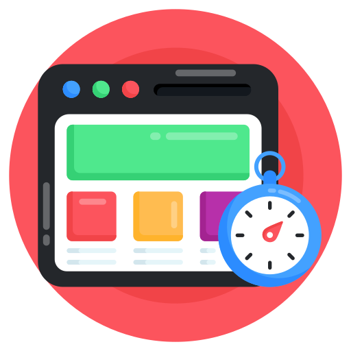 velocidad de página icono gratis