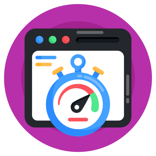 velocidad de página icono gratis
