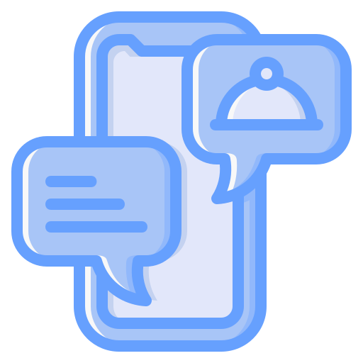 Chatting Generic Blue icon