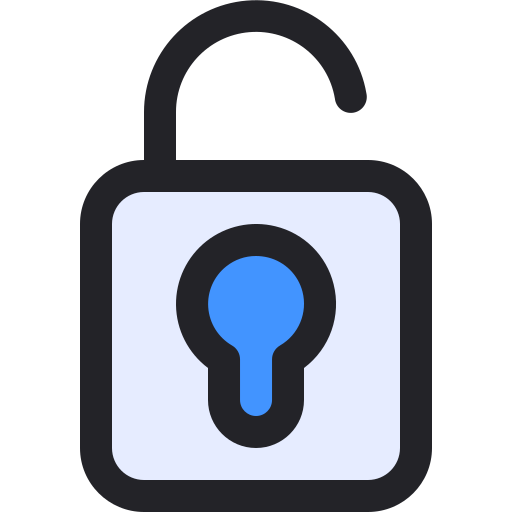 Unlocked - Free security icons