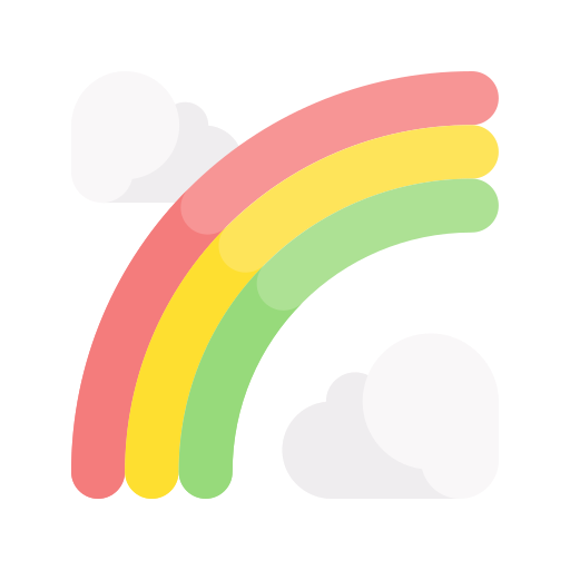 Rainbow free icon