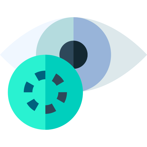 lentes de contacto icono gratis