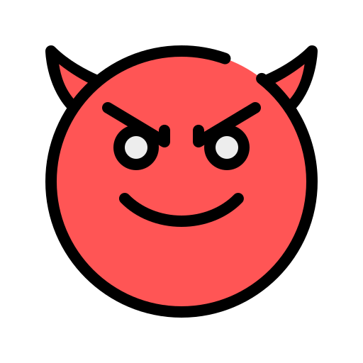 Devil Generic Outline Color icon