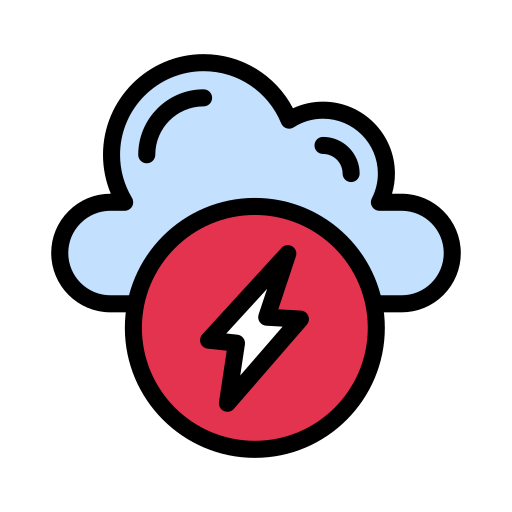 Thunder bolt free icon